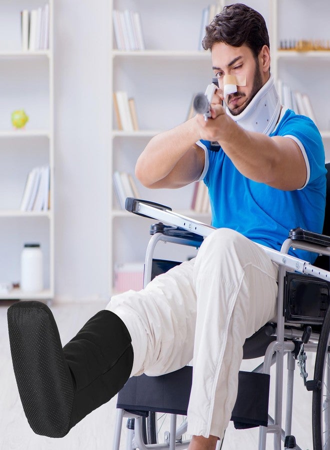 Liitrsh 4 Pcs Non-slip Leg Cast Cover Cast Sock Cover for Foot Surgery Recovery Supplies Plaster Stocking Protective Below the Knee Leg Sleeve for Foot Men Women - Image 5