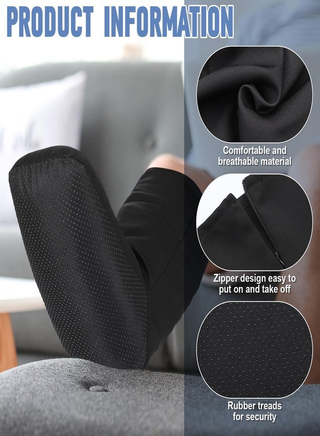 Liitrsh 4 Pcs Non-slip Leg Cast Cover Cast Sock Cover for Foot Surgery Recovery Supplies Plaster Stocking Protective Below the Knee Leg Sleeve for Foot Men Women - Image 3