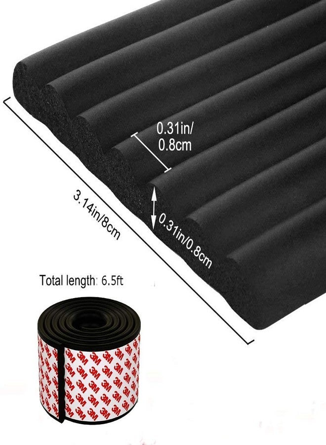 CEPLO Table Edge Safety Strip, Extra Soft Foam Protector for Baby & Kids, Furniture,Table,DeskTable Protection Strip Corner Guards for Furniture,Table Corner Protector 2 Meter (Black) - Image 5