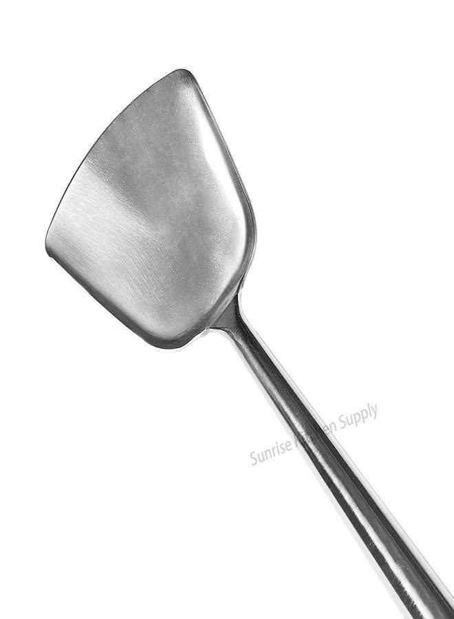 SUNRISE Kitchen Supply All Stainless Steel Wok Shovel #3 - Image 3