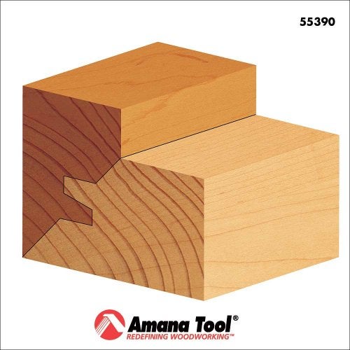 Amana Tool - 55390 Carbide Tipped Lock Miter 45 Deg x 2-11/16 Dia x 1-3/16 x 1/2" Shan - Image 5