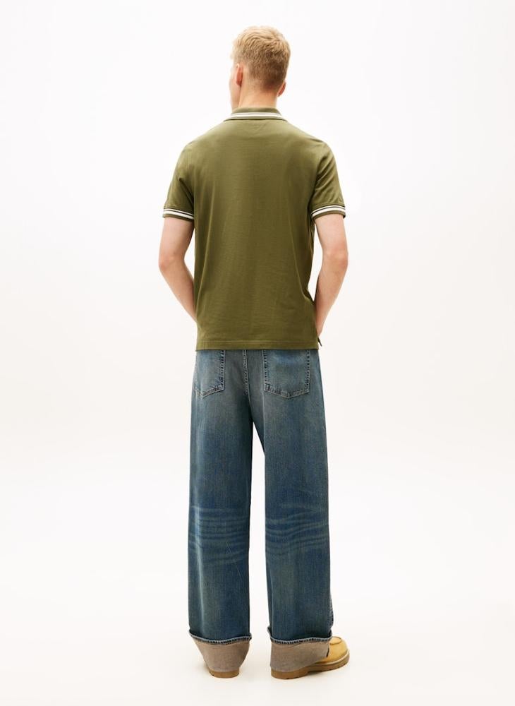 تومي جينز بولو ذو ياقة مدببة - Image 2