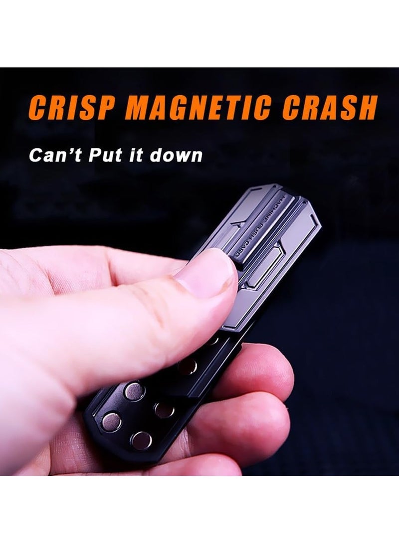 عام آلة الاصبع المنزلق ، noctilucent المغناطيسي المعادن الاصبع لعبة اللمس المنزلق ، لعبة تخفيف الضغط ، مثالية ADHD / ADD / القلق - Image 4