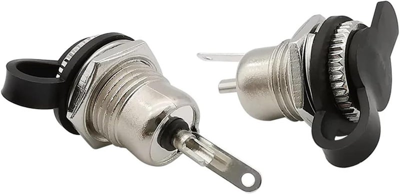 5Pcs DC-099 Metal 5.5mm x 2.1mm / 5.5mm x 2.5mm DC Power Jack Socket DC099 Female Panel Mount Connector 5.5 * 2.1 5.5 * 2.5(5.5x2.1mm) - Image 5