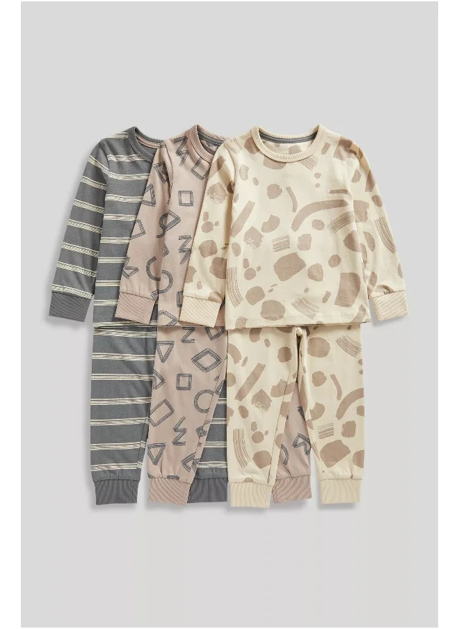 mothercare Printed Pyjamas - 3 Pack