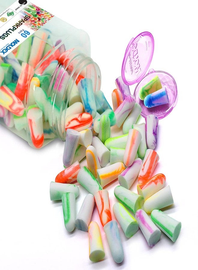 دريفت تو سليب سدادات أذن MOLDEX Soft Foam Softies® للنوم والشخير والعمل والسفر والرماية -33 ديسيبل أعلى معدل NRR صنع في الولايات المتحدة الأمريكية (عبوة زجاجية، 60 زوجًا) - Image 4