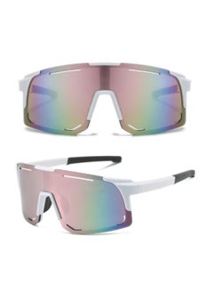 Trendy Men's Sunglasses, Stylish Shades with UV & Polarized for Sports, Fashionable Eyewear in Dubai, Goggles for Blocking, Retro Square Cycling Sunglass with Blue Lens - Latest in Fashion Online UAE