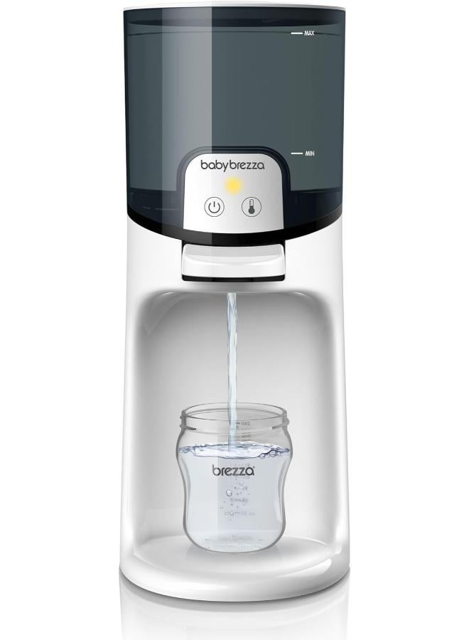 بيبي بريزا Baby Brezza Instant Warmer - يوفر ماء دافئ على الفور بدرجة حرارة زجاجة مثالية يحل محل السخانات التقليدية، لون أبيض، عدد 1 في العبوة. - Image 1