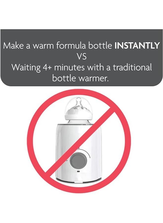 بيبي بريزا Baby Brezza Instant Warmer - يوفر ماء دافئ على الفور بدرجة حرارة زجاجة مثالية يحل محل السخانات التقليدية، لون أبيض، عدد 1 في العبوة. - Image 3