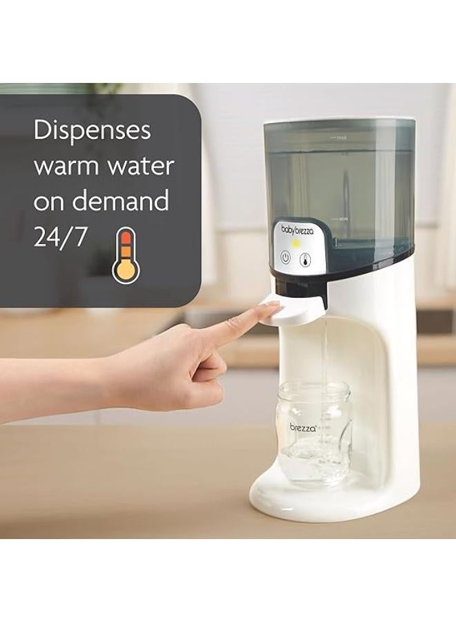 بيبي بريزا Baby Brezza Instant Warmer - يوفر ماء دافئ على الفور بدرجة حرارة زجاجة مثالية يحل محل السخانات التقليدية، لون أبيض، عدد 1 في العبوة. - Image 2