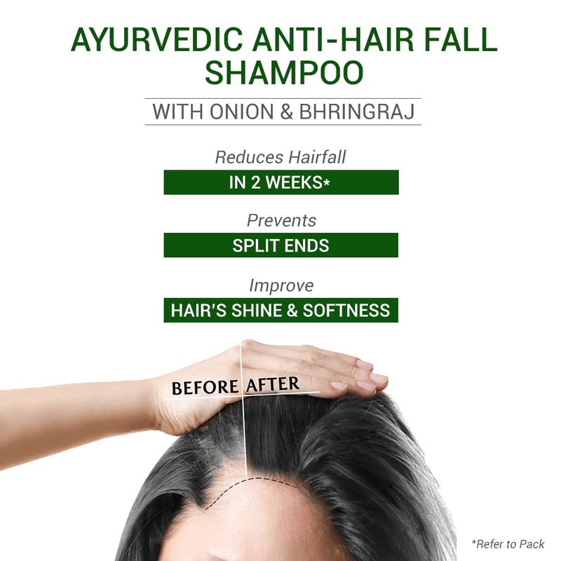 SESA Ayurvedic Anti Hairfall Shampoo For Dry And Frizzy Hair Reduces Hairfall Made With 6 Ayurvedic Herbs Paraben Free Shampoo 500ml - Image 4
