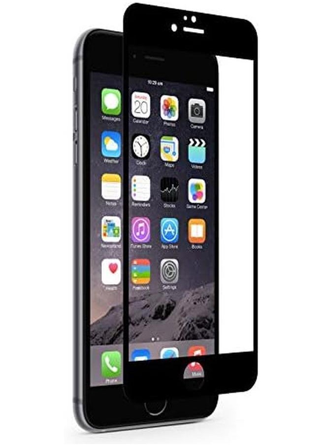 Iphone 6 Plus 6S Plus Screen Protector Glass Guard Full Glue Edge To Edge Screen Guard For Iphone 6 Plus 6S Plus By Nice.Store.Uae Black