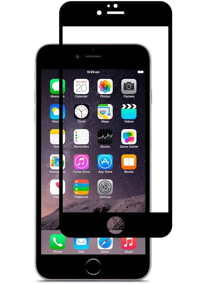 Iphone 6 Plus 6S Plus Screen Protector Glass Guard Full Glue Edge To Edge Screen Guard For Iphone 6 Plus 6S Plus By Nice.Store.Uae Black