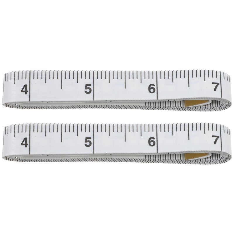 Soft PVC Fiberglass Measuring Tape 2pcs for Sewing and Body Measurements - Image 2