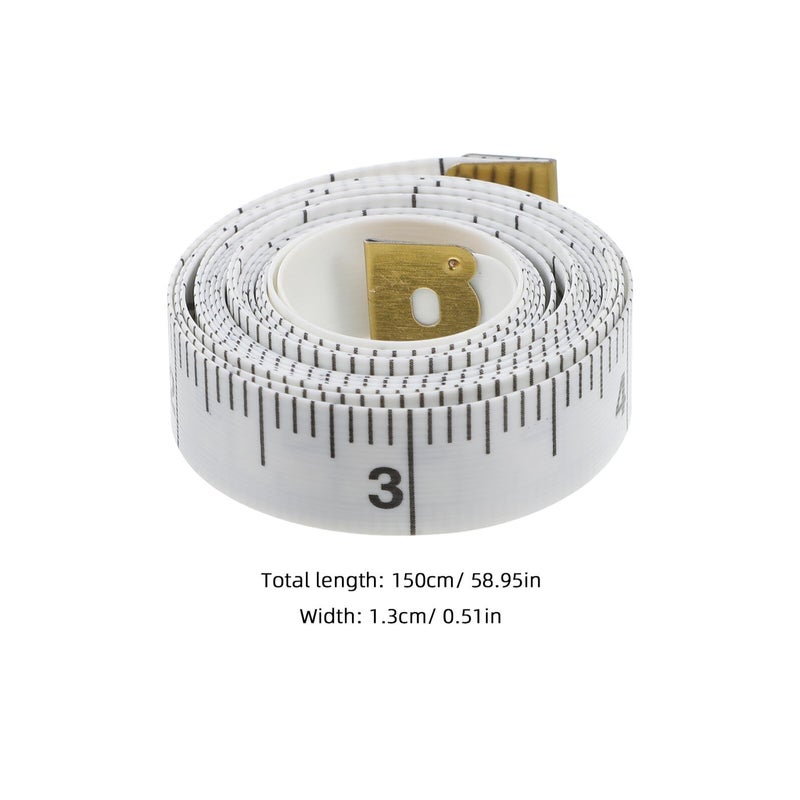 Soft PVC Fiberglass Measuring Tape 2pcs for Sewing and Body Measurements - Image 3