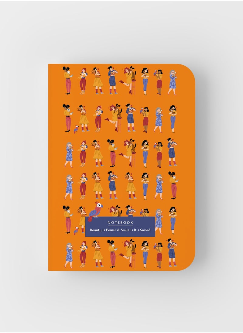 Girls A6 Printed Notebook Size 14*10 Orange - pzsku/ZAE60896FC67536946CEEZ/45/_/1727860245/63ca0ffd-97cd-4d29-912e-3569cd273c07