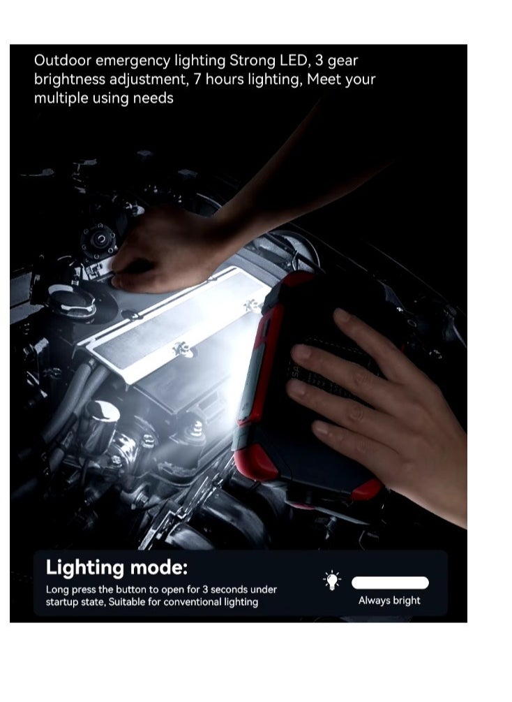 ESSAGER Essager Car Jump Starter 12000mAh Power Bank 12V Portable Car Battery Booster Chargerbegin Device Auto Emergency Start LED Lighting  - Image 4