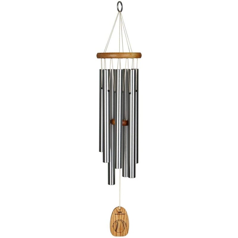 Woodstock Chimes Woodstock Wind Chimes Outdoor Decor Garden and Patio Front Porch Decor 28 Baseball Wind Chime Gift for Baseball Fans Take Me Out to The Ball Game Windchime Gifts TMOC 