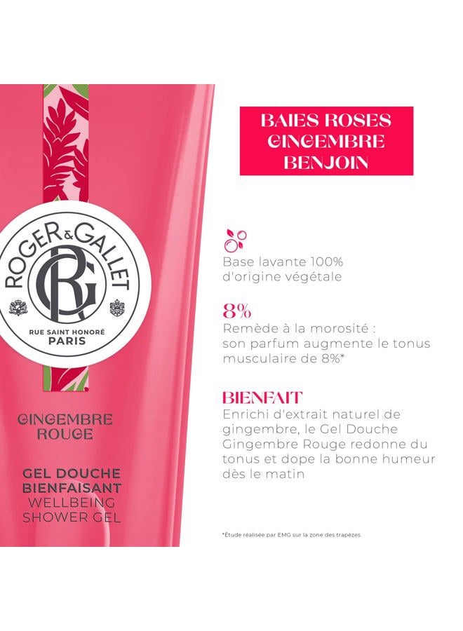 ROGER & GALLET Body Wash & Shower Gel for Women | Gingembre Rouge - Red Ginger 6.6 Oz - Image 3