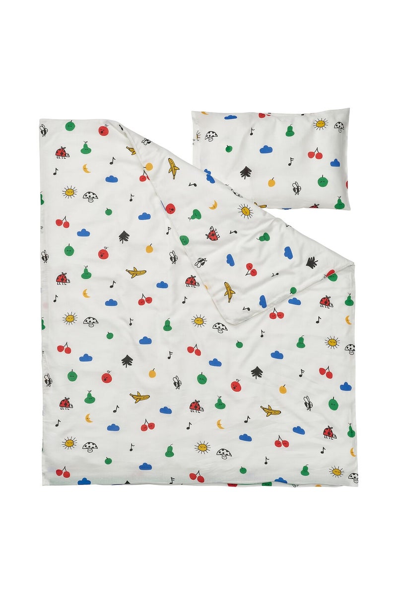 Duvet cover 1 pillowcase for cot - Image 2