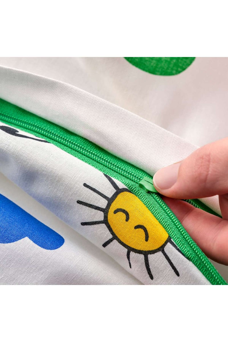 Duvet cover 1 pillowcase for cot - Image 5