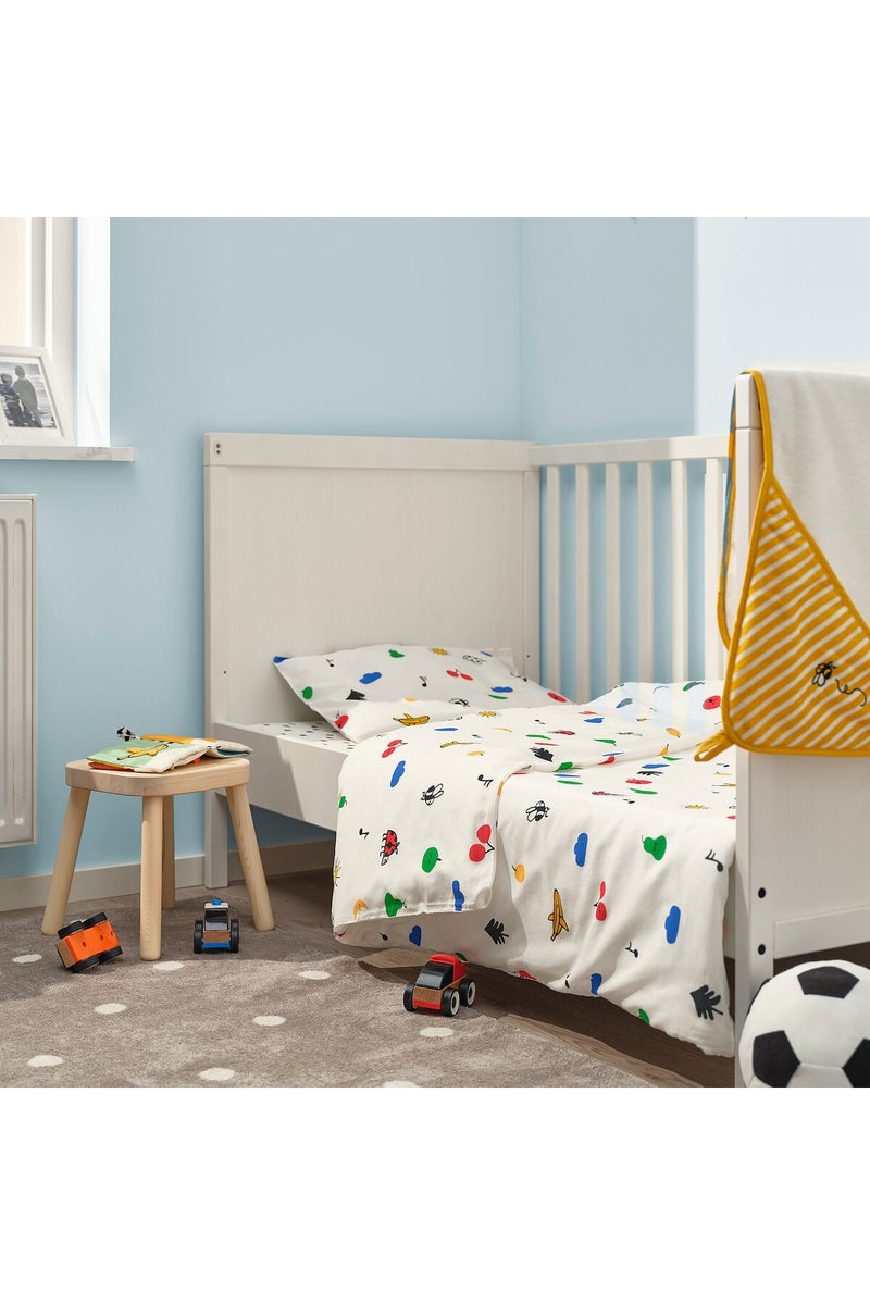 Duvet cover 1 pillowcase for cot - Image 3