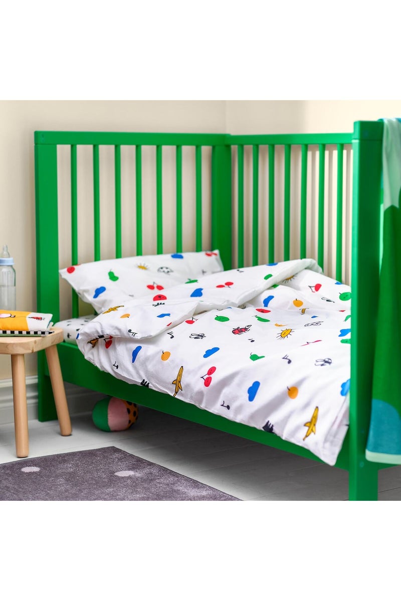 Duvet cover 1 pillowcase for cot - Image 4