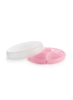 Tupperware Tupperware Serving Center Set - 6 Compartment Serving Tray and Party Platter - Food Storage Container and Lid - Dishwasher Safe & BPA Free  - Image 1