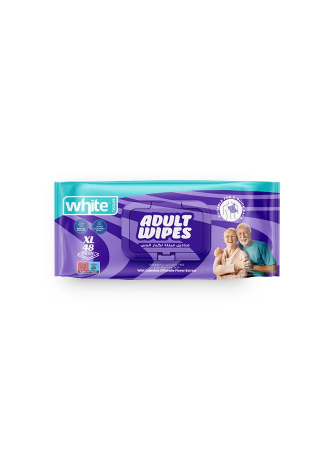 White Wipes For Seniors Xl