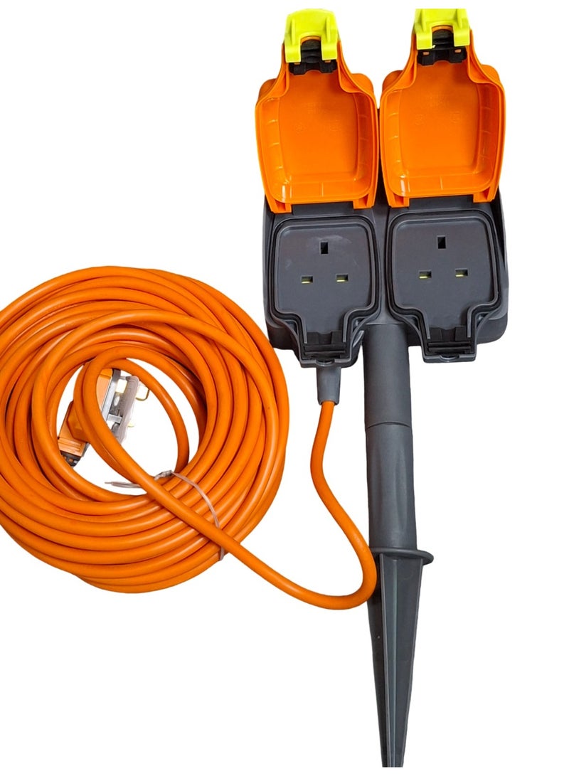 MASTERPLUG WEATHERPROOF GARDEN SPIKE OUTDOOR POWER , GARDEN POWER TOOLS OUTDOOR LIGHTING & POWER SUPPLIES GOOD FOR OUTDOOR CAMPING POWER SUPPLY - Image 3