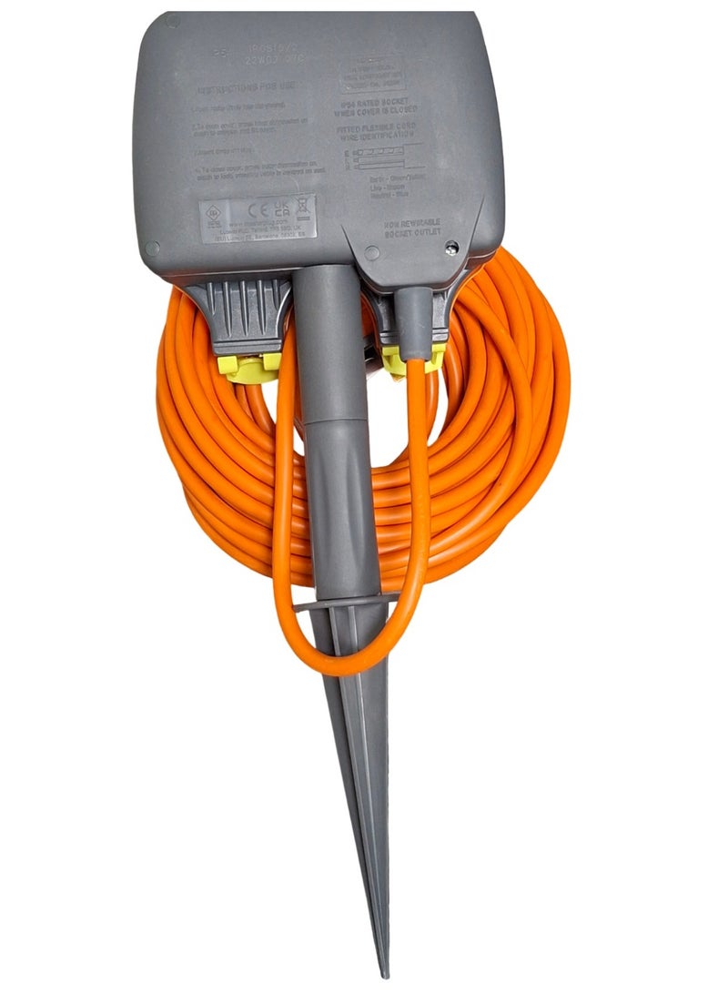 MASTERPLUG WEATHERPROOF GARDEN SPIKE OUTDOOR POWER , GARDEN POWER TOOLS OUTDOOR LIGHTING & POWER SUPPLIES GOOD FOR OUTDOOR CAMPING POWER SUPPLY - Image 5