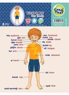 Crea Ticket Crea Label Education Eng-Tr Our Body Male 1162 