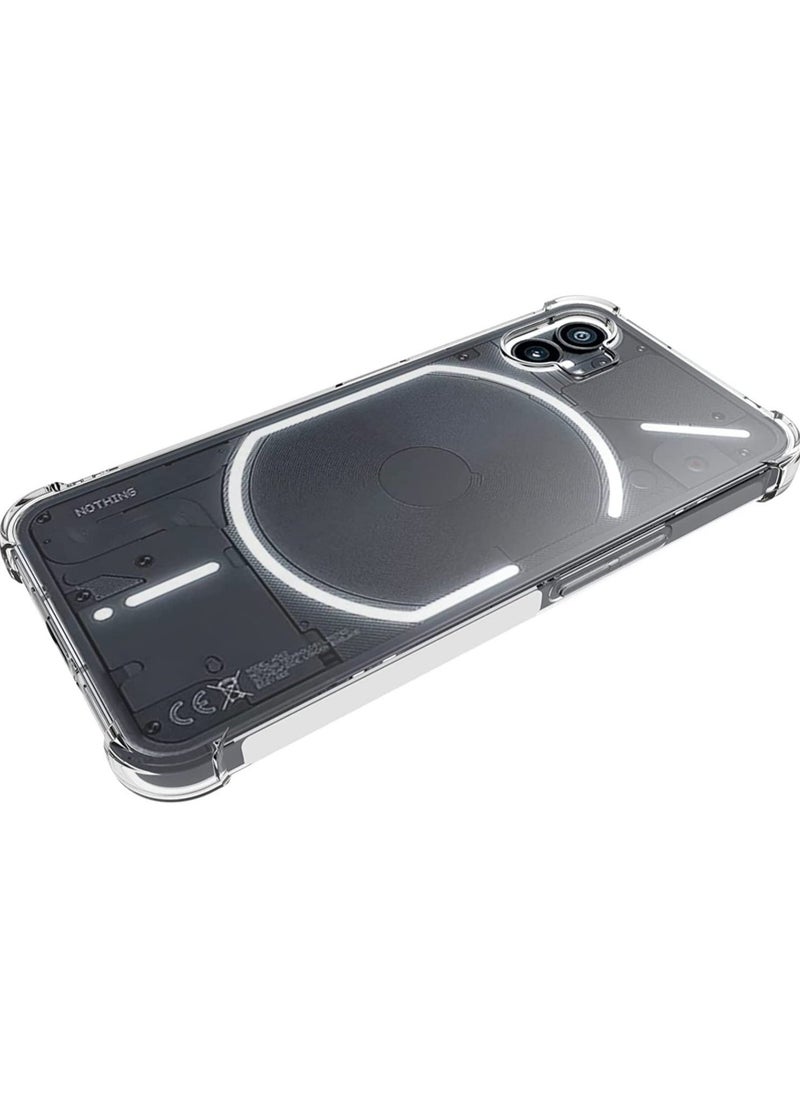 Raxoom Cover Compatible for Nothing Phone 1 Case, Soft TPU, Anti-scratch, Transparent Protective Case is Suitable for Nothing Phone 1 Clear - Image 3
