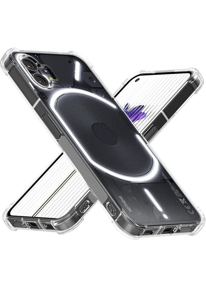 Raxoom Cover Compatible for Nothing Phone 1 Case, Soft TPU, Anti-scratch, Transparent Protective Case is Suitable for Nothing Phone 1 Clear - Image 2