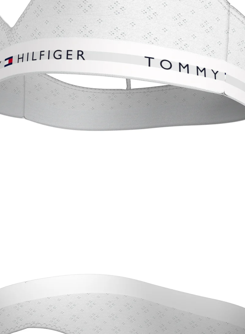 Tommy Hilfiger White Kids Logo Band Bra And Bikini Set for Women | Best Price UAE