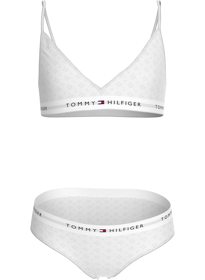TOMMY HILFIGER Kids Logo Band Bra And Bikini Set