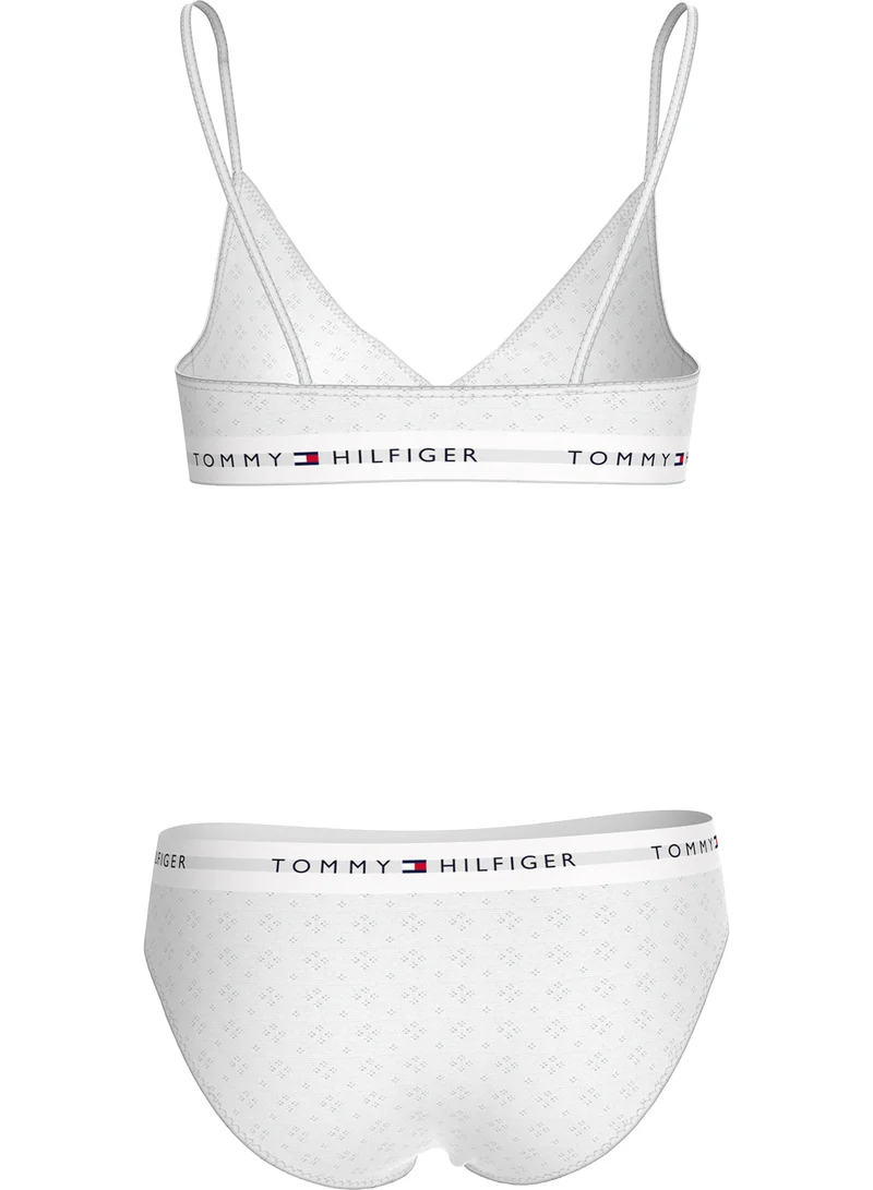 TOMMY HILFIGER Kids Logo Band Bra And Bikini Set