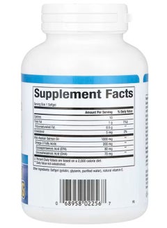 natural Factors omega wild alaskan salmon oil 1000 mg - 90 softgels  - Image 2