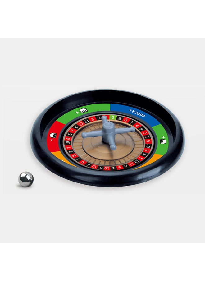 Game Chess Children Parent-child Interactive Desktop Game Big Turntable Game Props Complete Collection Russian Roulette Wholesale-Color:Building Red 20
