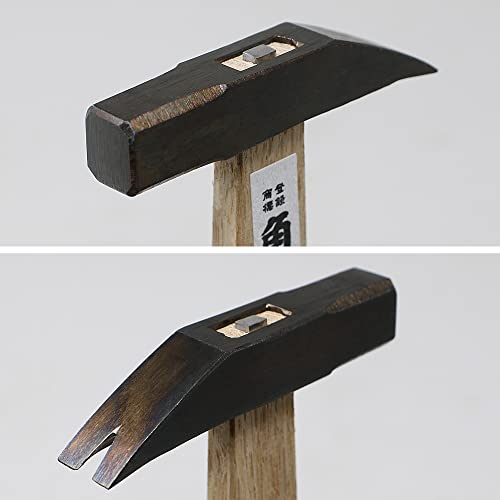 KAKURI Mini Framing Hammer for Crafts and Hobby Lightweight 35 oz Lightweight Japanese Precision Small Hammer Tool Square Head Wood Handle Made in JAPAN - Image 3