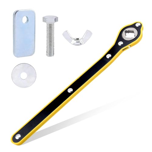 Roktry jack with labor-saving wrench, car maintenance, tool set, car-mounted tools, easy manual tire changing - Image 1