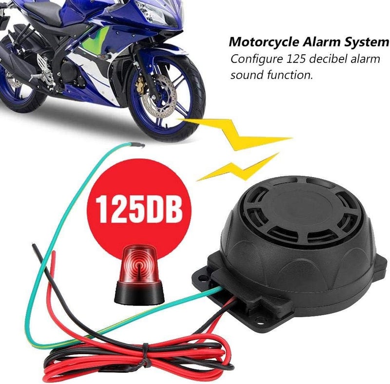 comfrt Motorcycle Security Alarm System Two-Way Remote Control Engine Start 125DB Universal Anti-Theft Alarm System - Image 2