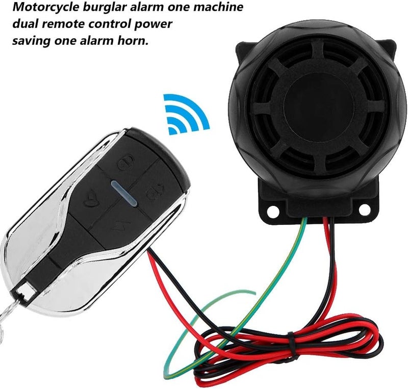 comfrt Motorcycle Security Alarm System Two-Way Remote Control Engine Start 125DB Universal Anti-Theft Alarm System - Image 5