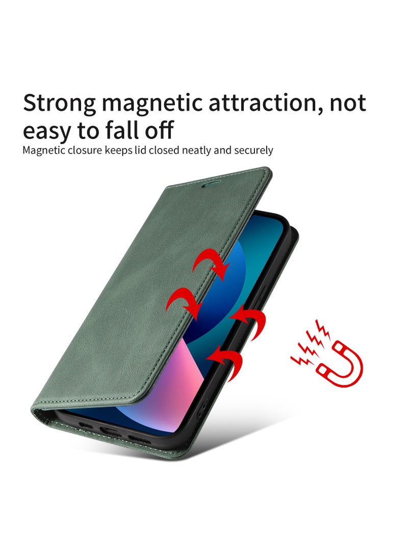 For Samsung Galaxy S23 Ultra Case,Luxury Leather Wallet Cover, Leather Wallet Case Classic Design with Card Slot and Magnetic Flip Flip Folding Case for Galaxy S23 Ultra Phone Shell 6.8'' - Image 3
