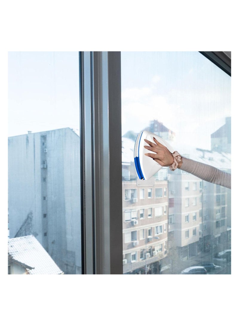 Magnetic Window Cleaner, Double Sided Magnet Window Cleaner Tool, Water-filled Magnetic Window Brush, Magnetic Window Cleaner Double Sided Glass Wiper, for Single Layer Glass Thickness 3-8mm - Image 3