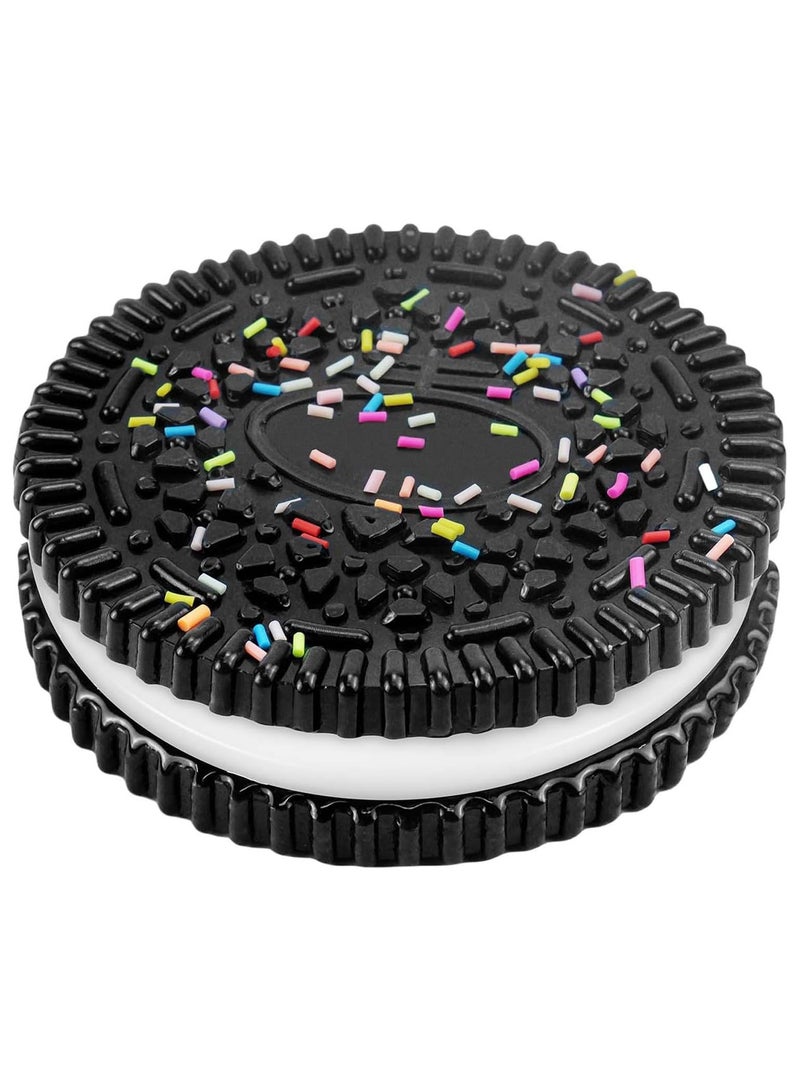 NNEWVANTE Sticky Cookie Squishies Fidget Toys Adults, Squeeze Toys Sensory Toys for Kids with Autism, Stress Balls for Adults Fidgets Birthday Gifts Party Favors for Kids(1 Pack Large Black) - Image 1