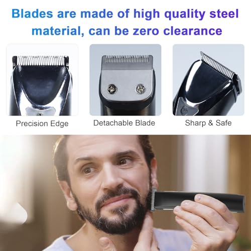 DODAER 59300 Stainless Steel Replacement Detachable 30mm Standard Blade Compatible with WHAL All in One Lithium Ion Trimmer 9864/9864SS/9686/9818A/9854L/9876L/9854/WSS3L/SS2L etc (2 Pack) - Image 4