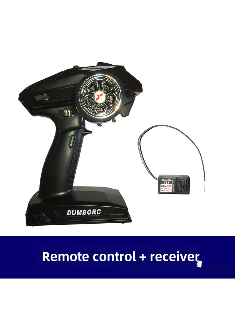 null - Dumborc X6 Gyro RC Controller 2.4G for Cars BoatsX6 + X6F [without gyroscope]] X6 + X6F [without gyroscope]] - Image 1