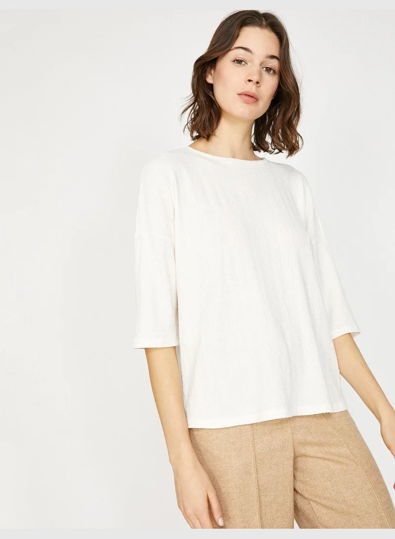 KOTON Crew Neck T-Shirt