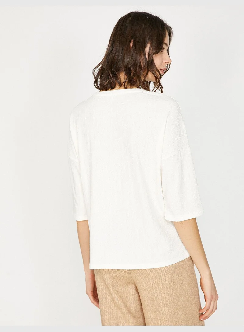 KOTON Crew Neck T-Shirt